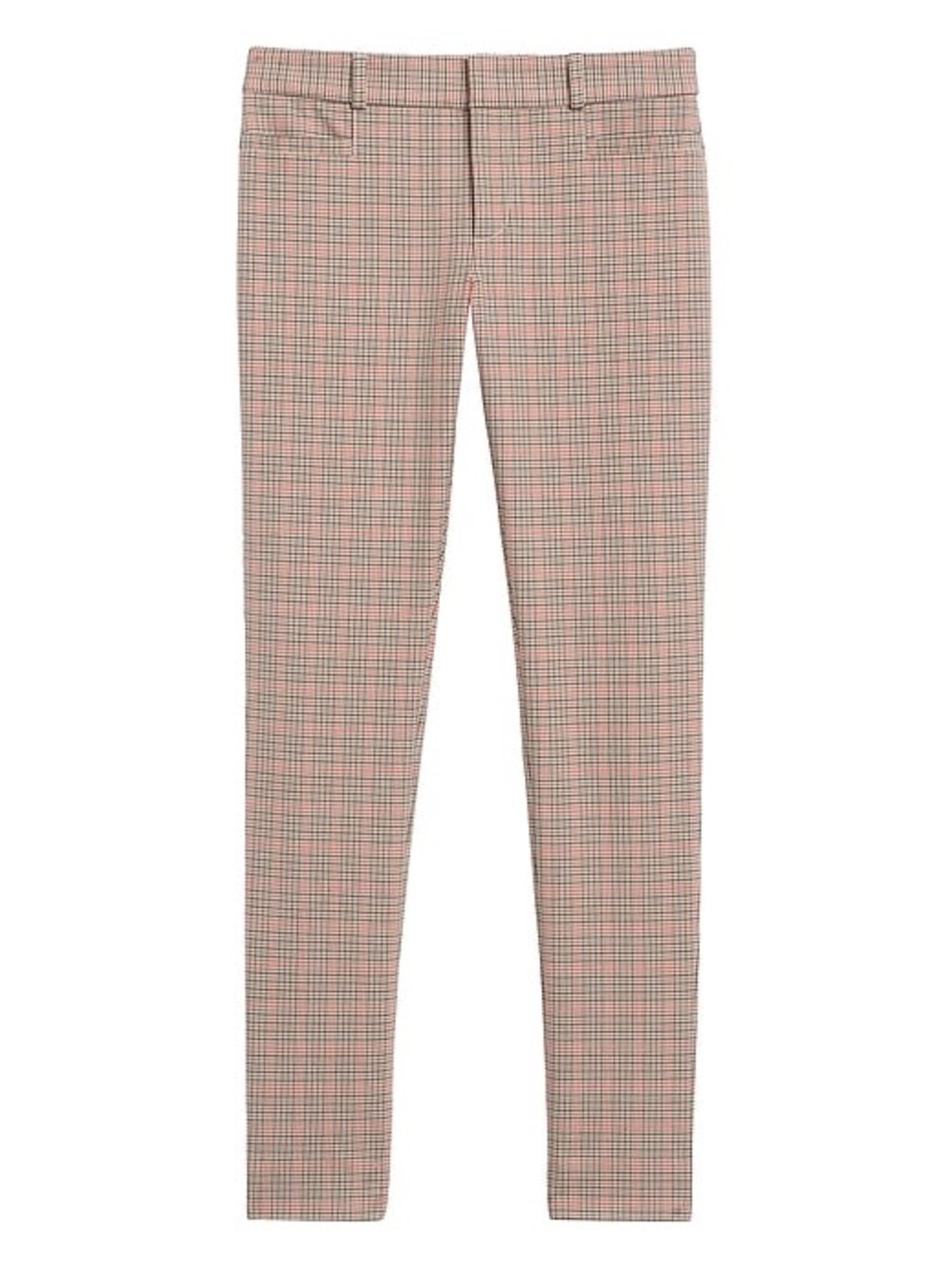 Banana Republic Brown and Pink Plaid Sloan - size 6